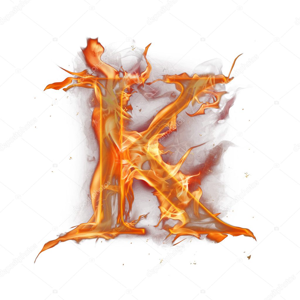 Fire Alphabet Letter Stock Photo By ©kesu01 8372174