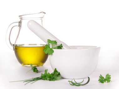 harç taze otlar ile