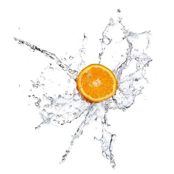 オレンジ ジュースのしぶき — ストック写真