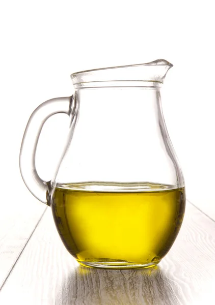 橄榄油瓶 — 图库照片