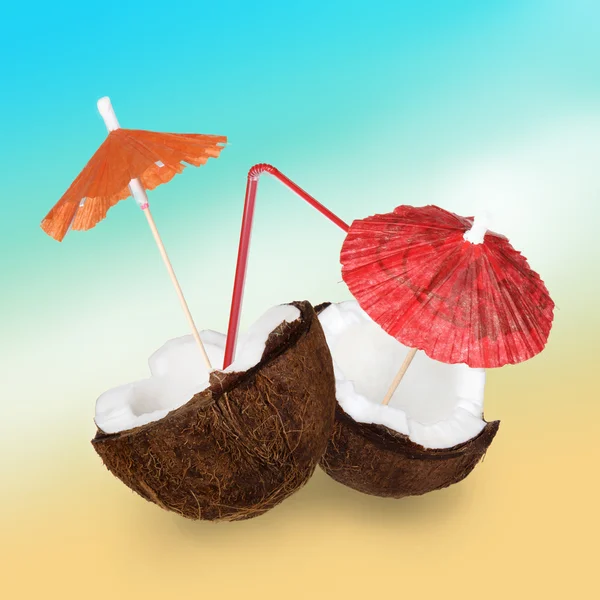 Kokosnoot cocktail — Stockfoto