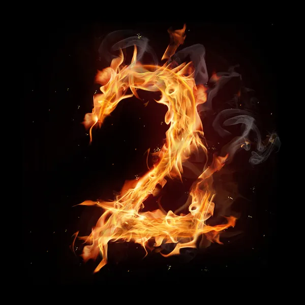 Numero dell'alfabeto antincendio — Foto Stock