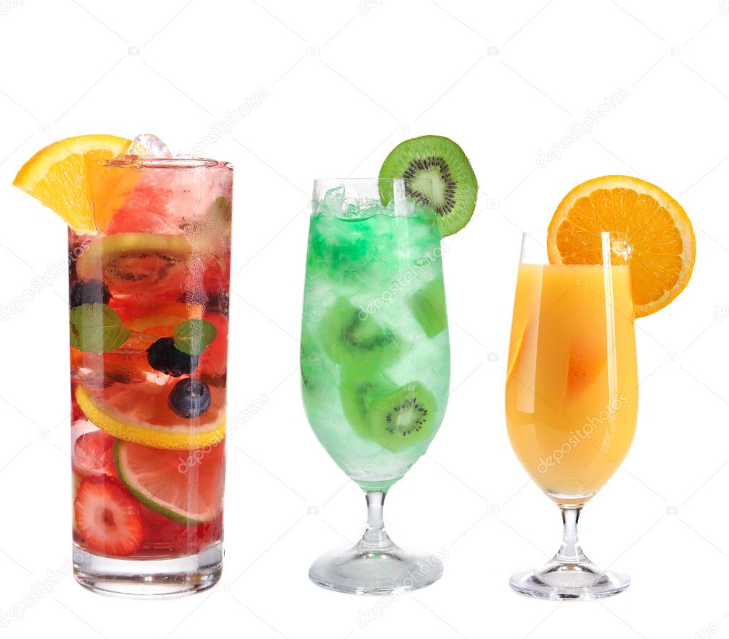 Fruit cocktails collection