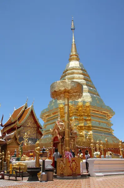 双龙寺，清迈泰国 — 图库照片