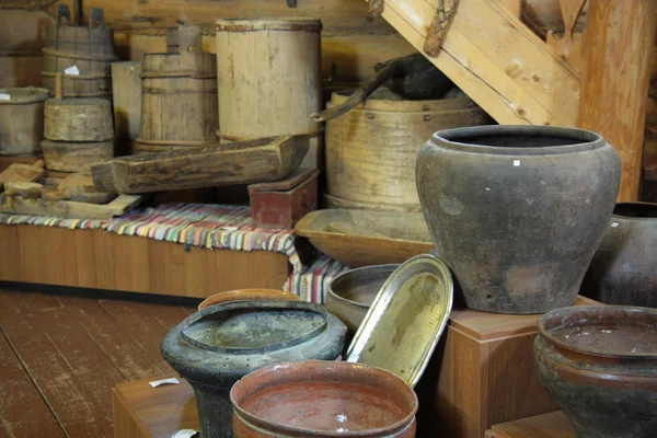 Αρχαία κουζίνα σκεύη — Φωτογραφία Αρχείου