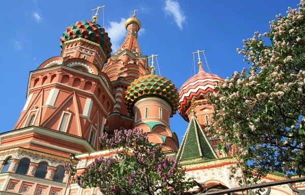 Szt. Bazilika székesegyház Moszkvában — Stock Fotó