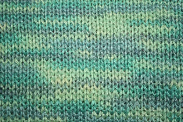 Green wool texture of pastel shades — Stock Photo, Image