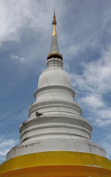 Beyaz stupa — Stok fotoğraf