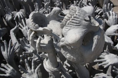 Sculpture of Hell clipart