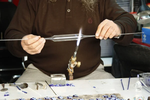 stock image Glass blower