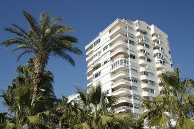 Condominium at tropics clipart