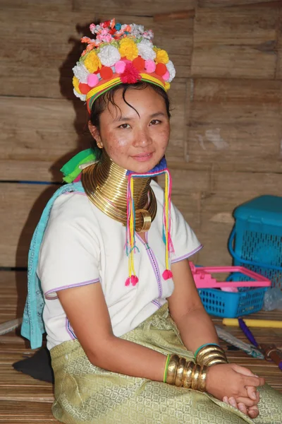Mulher Karen tribal na Tailândia — Fotografia de Stock