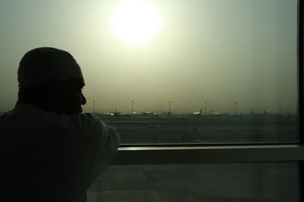 stock image Waiting for the plane