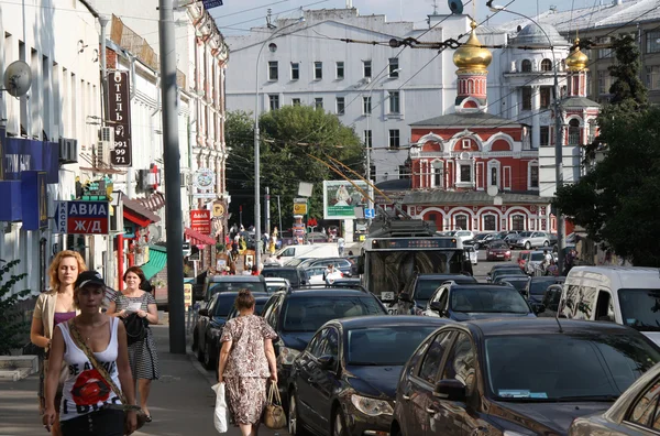Moskva trafik — Stockfoto