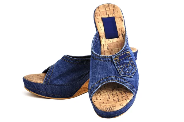 Džíny boty — Stockfoto