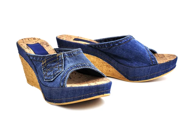 Džíny boty — Stockfoto
