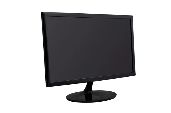 Černý monitor — Stock fotografie