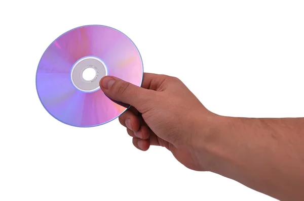 Cd in hand — Stock Photo, Image