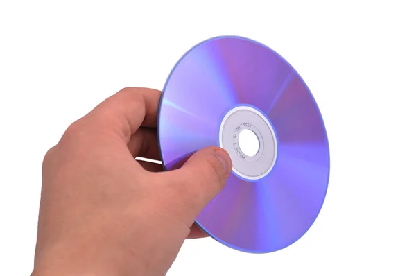 CD a kezében — Stock Fotó