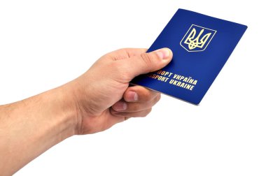 Ukrainian passport clipart