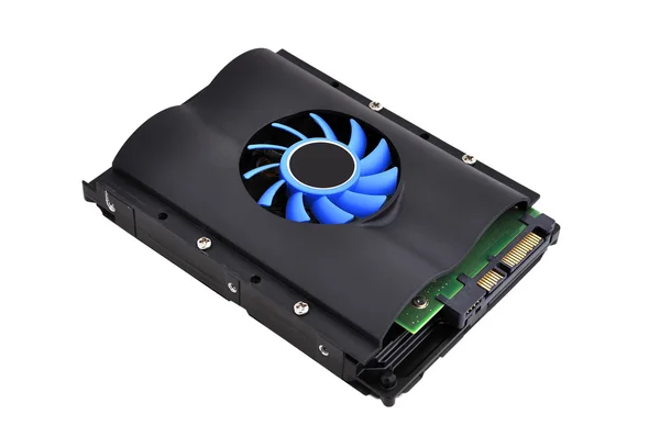 stock image Hdd and fan