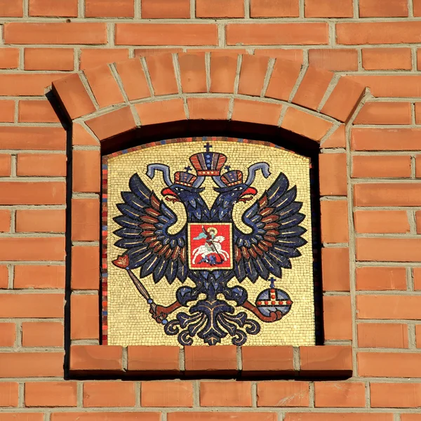 Russisches Wappen — Stockfoto