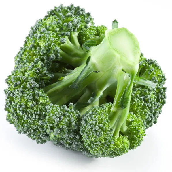 Brócoli sobre un blanco — Foto de Stock