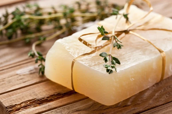 Piece of natural soap. — Stock Photo, Image
