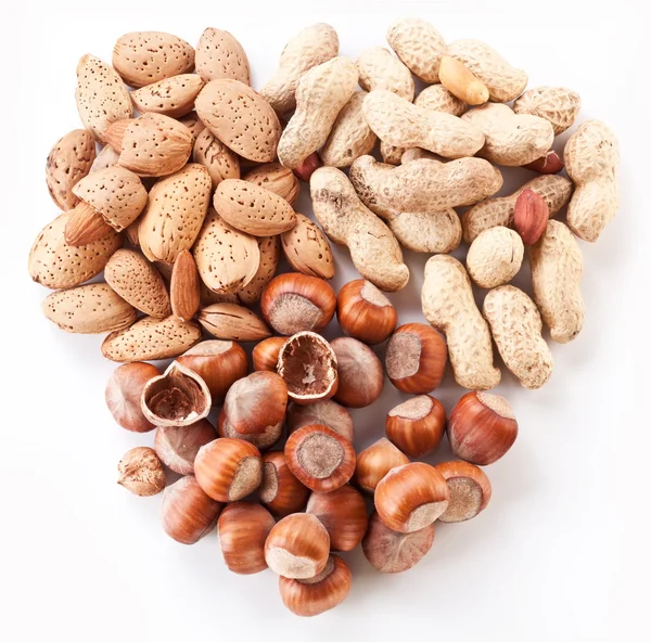 Group mixed nuts. — Stock Photo, Image