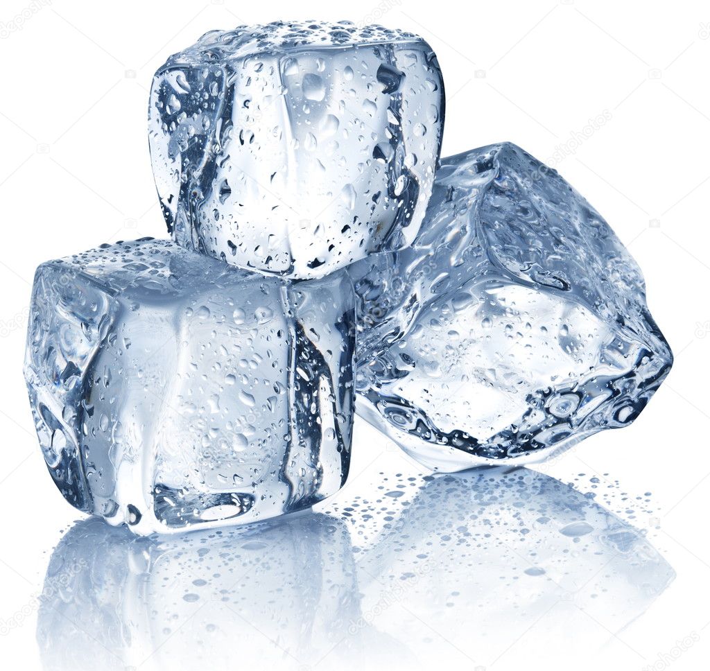 Three ice cubes Stock Photo by ©Valentyn_Volkov 8838399