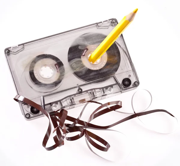 Antiguo cassette roto . — Foto de Stock