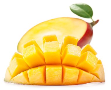 Mango dilimleri ile