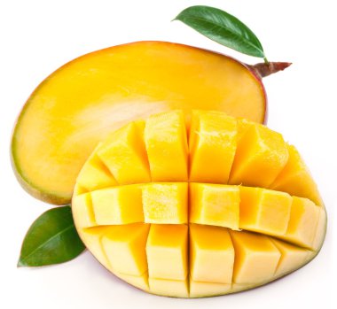 Mango dilimleri ile