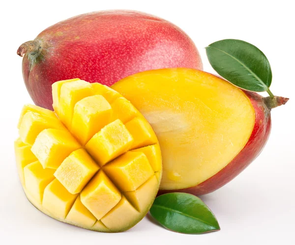 Mango dilimleri ile — Stok fotoğraf