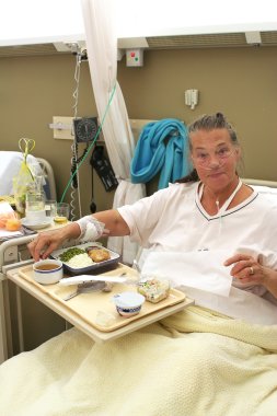 Dinner in hospital clipart