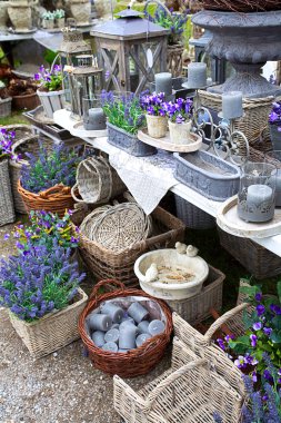 Lavender village shop clipart