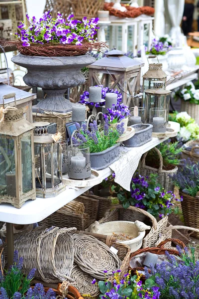 Lavendel lanthandel — Stockfoto