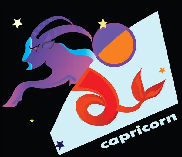Capricorn — Stock Vector