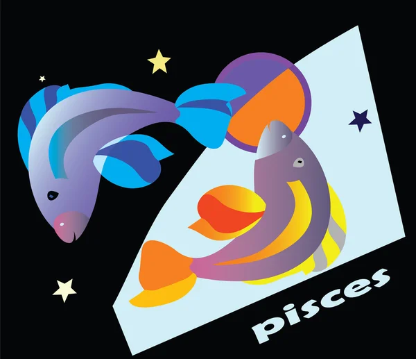 Pisces — Stock Vector