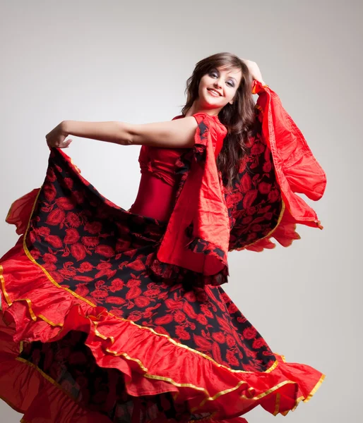 Flamenco, studio skott — Stockfoto