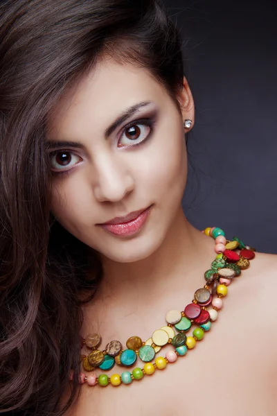 아름 다운 인도 소녀 — 스톡 사진
