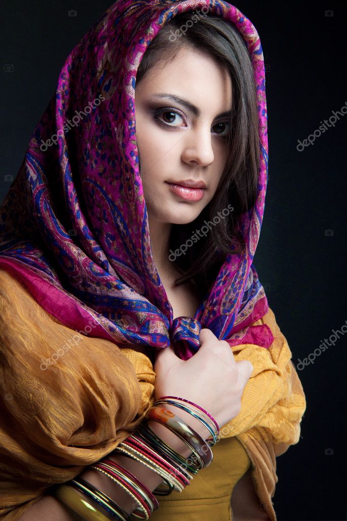 Beautiful indian girl — Stock Photo © margo_black #9262487