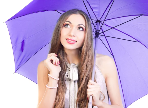 stock image Closeup portrait of glamour young girl