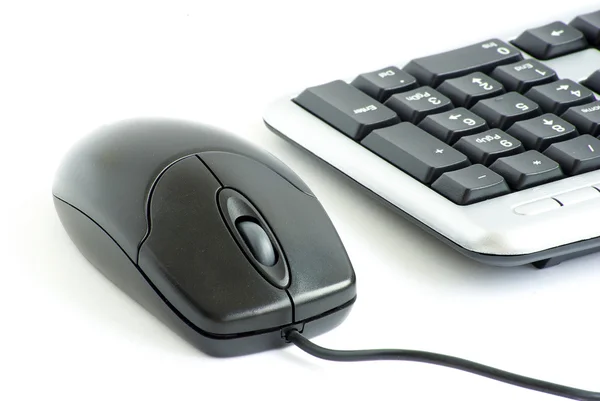 Computer mouse and keyboard — Stock Photo, Image