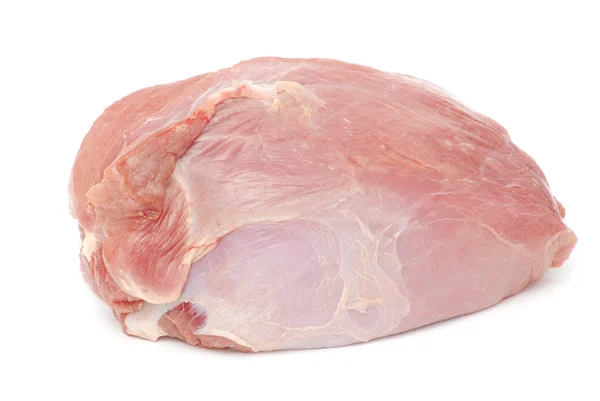 Fleisch auf weiß — Stockfoto