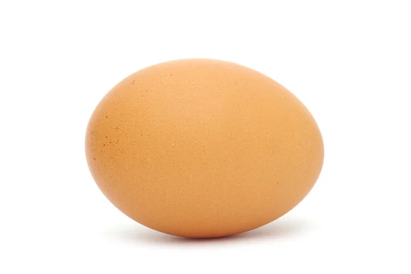 Egg on white — Stock Photo, Image