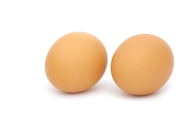 Huevo sobre blanco — Foto de Stock