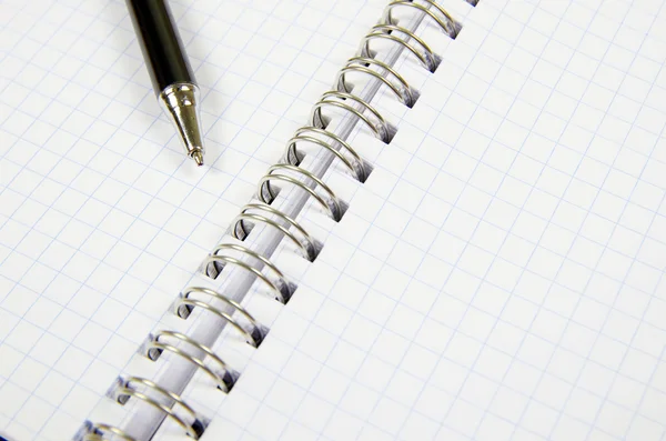 Notebook with a pen — Stock Photo, Image