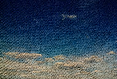 Grunge mavi gökyüzü