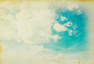 Grunge mavi gökyüzü